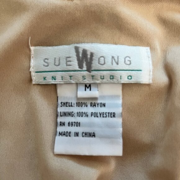 Vintage Crochet Dress - Rare - Taupe/Champagne - #Art Deco #Fairy #Romantic -EUC - Picture 3 of 5